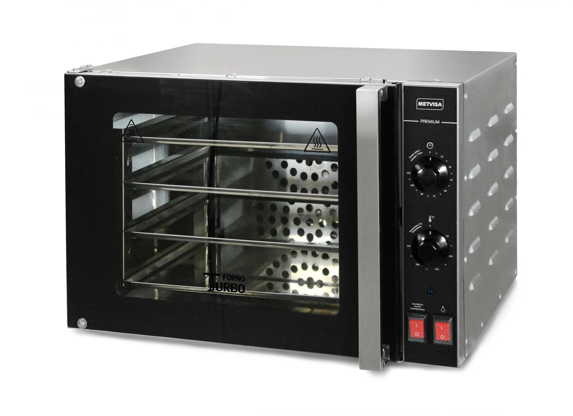 horno turbo electrico, 4 bandejas